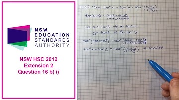 How to answer Q16 b) i) of the 2012 HSC Mathematics Extension 2 exam