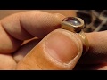 Золотой перстень с рубином средневековья с xp Deus ч2