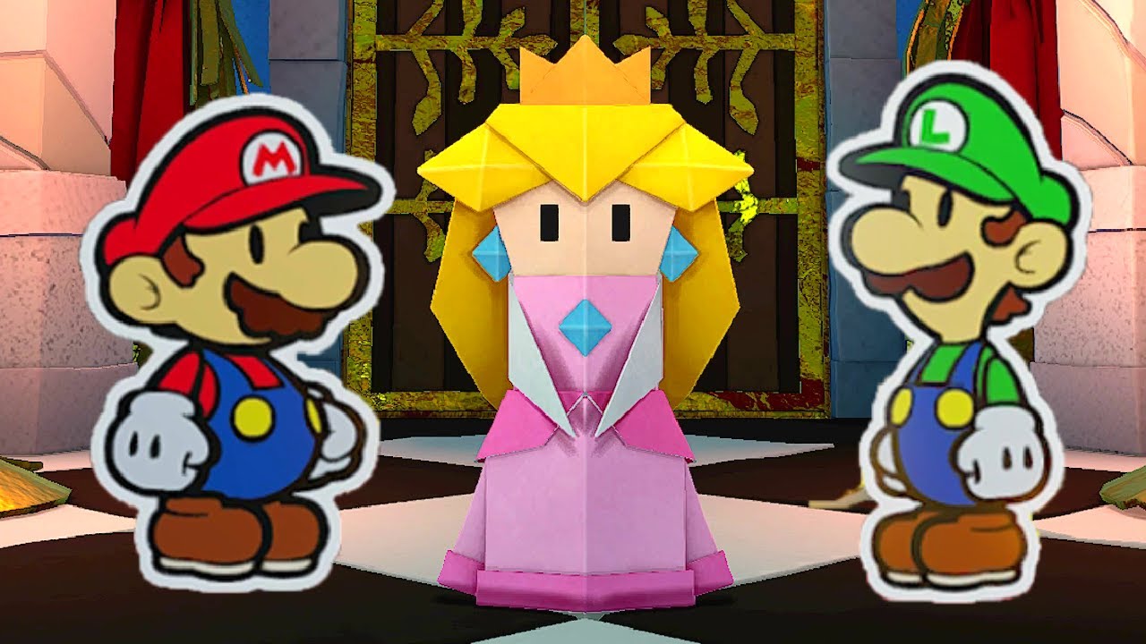 Paper Mario The Origami King Walkthrough Part 1 Saving Luigi YouTube