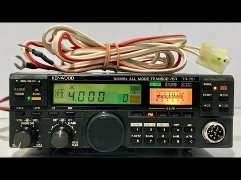 💥 Kenwood TR-751 VHF 18W + DC Open 💥 - YouTube