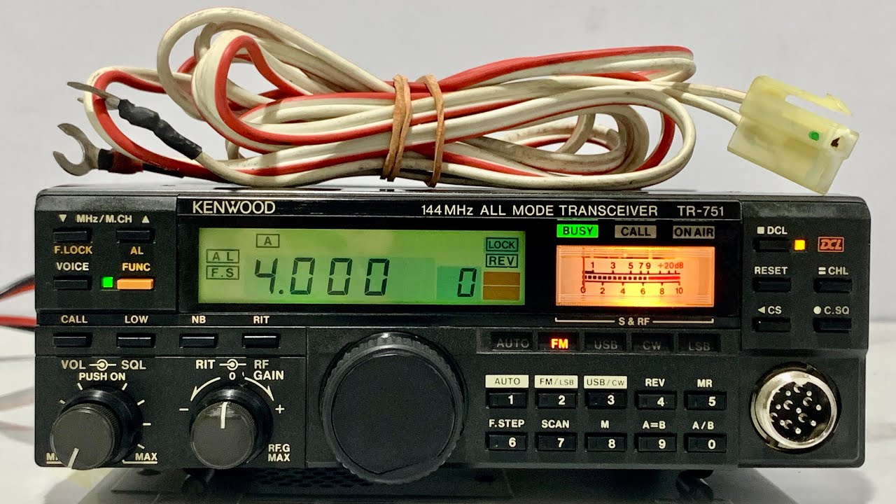 💥 Kenwood TR-751 VHF 18W + DC Open 💥 - YouTube