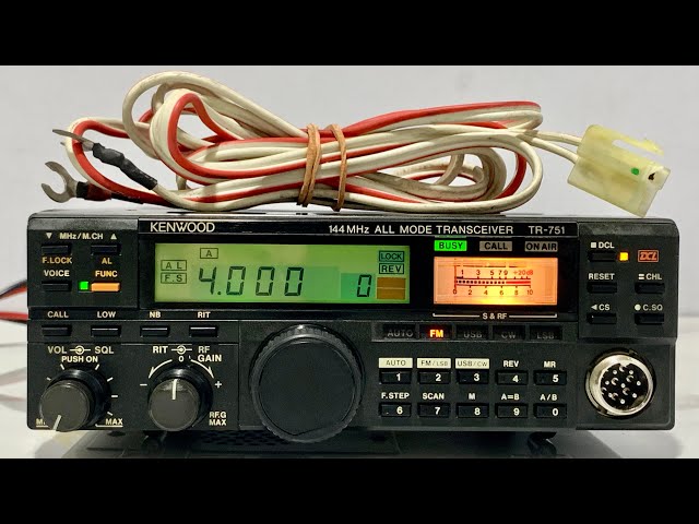 💥 Kenwood TR-751 VHF 18W + DC Open 💥 - YouTube