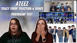 ATEEZ(에이티즈) 'Crazy Form' MV Reaction + Dance Practice + Glamour Friendship Test Reaction