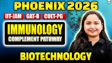 IIT JAM | GAT-B | CUET PG 2026: Immunology – Complement Pathway #Unacademy