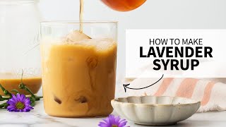 Lavender Syrup Recipe