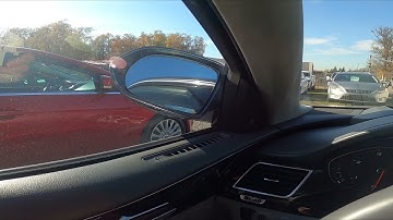 How to Close and Open Side Rearview Mirrors in AUDI A8 D4 ( 2010 – 2017 )