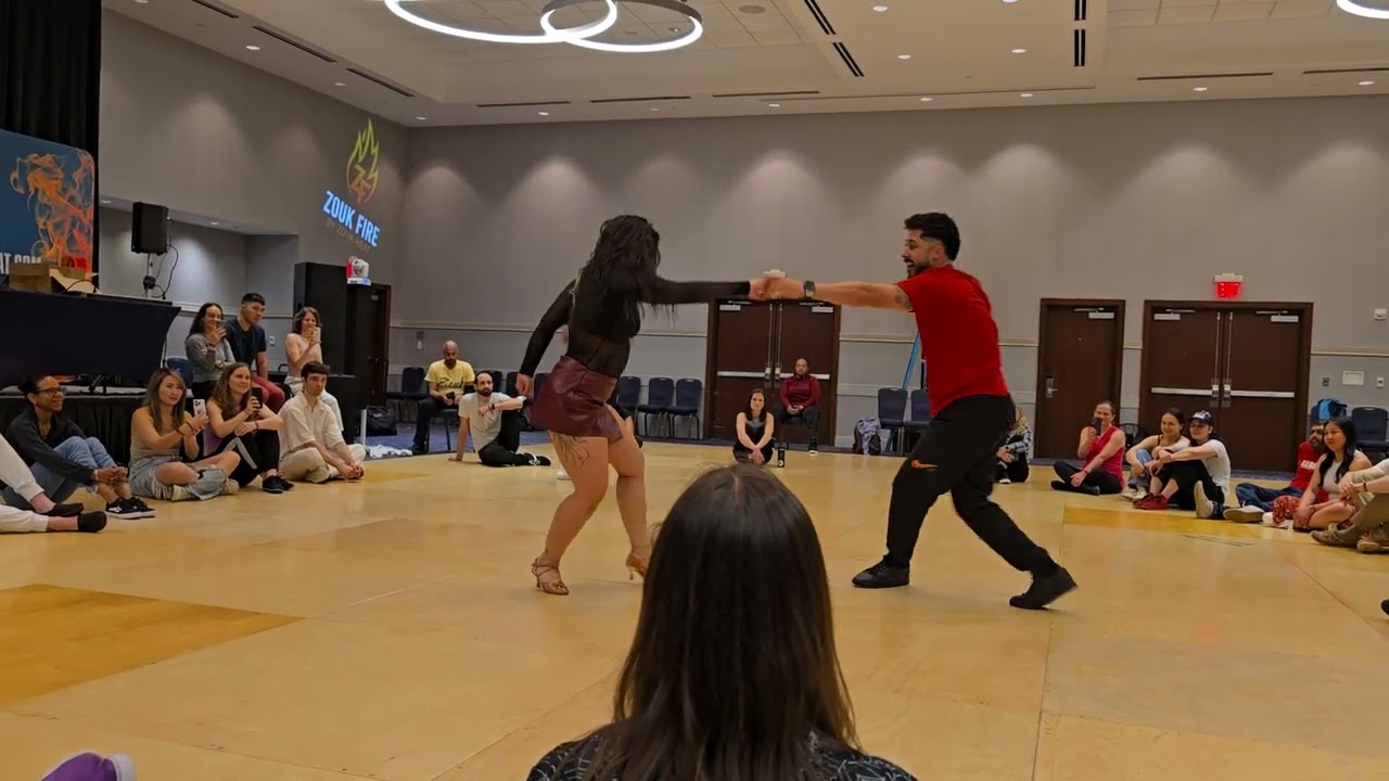 Lucas & Thayna Brazilian Zouk demo at Zouk Heat 2025
