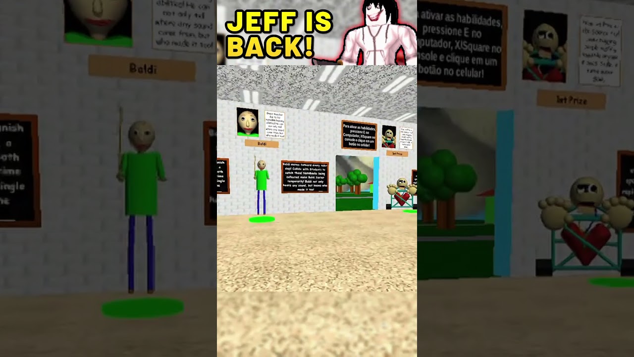 JEFF IS BACK ON PLAY AS BALDI 