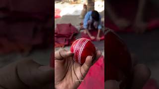 Amazing CRICKET Ball Manufacturing Process 😍 #shorts #sports #craftsmanship