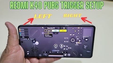 Redmi K40 Gaming How To Work Trigger On Pubg And Cod