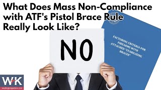 What Does Mass Non-Compliance with ATF's Pistol Brace Rule Really Look Like?