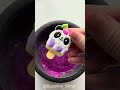 Slime Coloring with Makeup 🐼 🍒 #ASMR