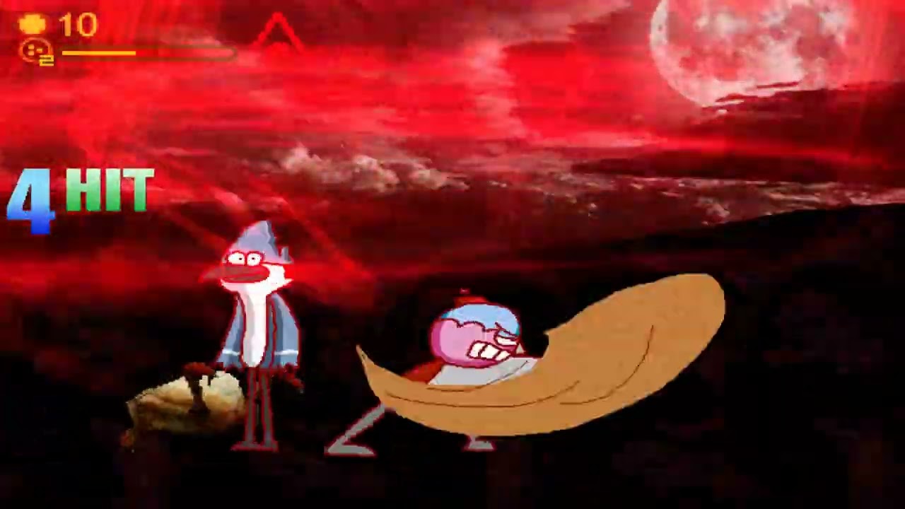 [М.U.G.Е.N] − Mordecai (me) vs Giygas