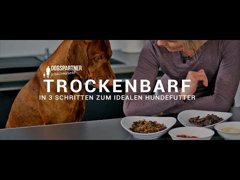 Trockenbarf einfach zubereitet ►... in 3 Schritten zum idealen Hundefutter!