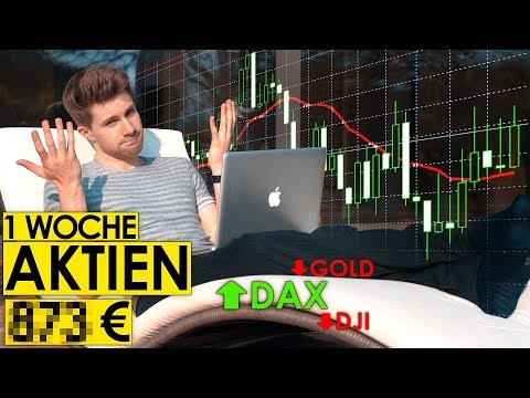 1 Woche Börsenhandel & __€ verdient (zuhause) | Experiment