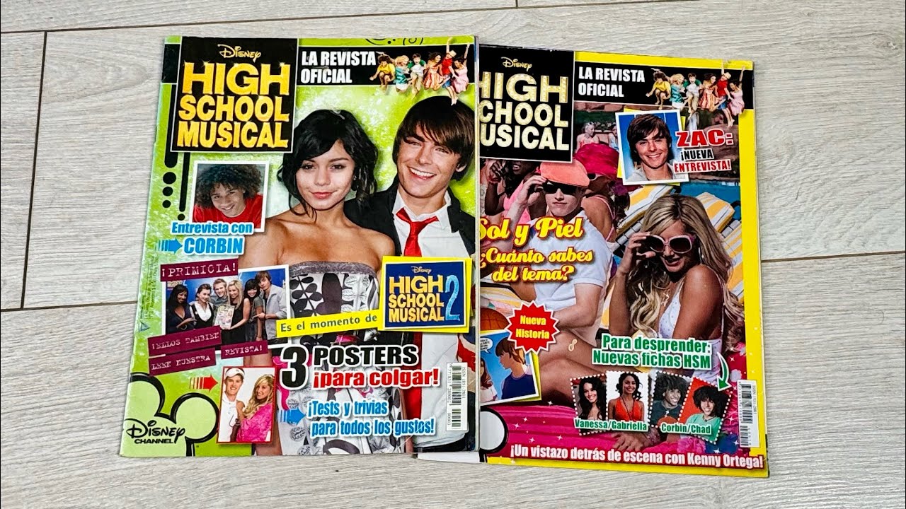 Disney High School Musical “Revistas Unboxing