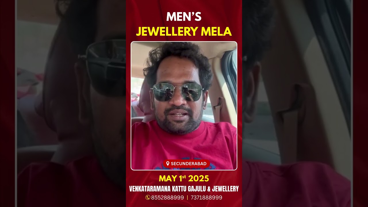 Men's Jewellery Mela @ Kattu Bangels | May 1st 2025 | Secunderabad General Bazar | Don’t Miss Out!"
