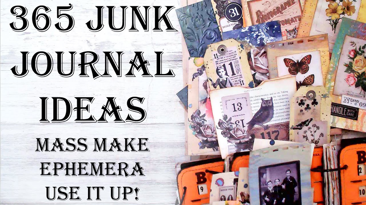 Quick and Easy Ephemera Mass Make & Use it Up Projects Collage Layering ...