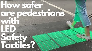 How effective are LED Tactiles (TGSI) at increasing pedestrian safety?