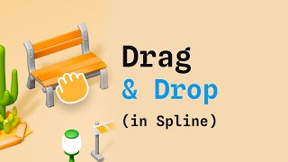 How to create 3D Drag and Drop effects with Spline