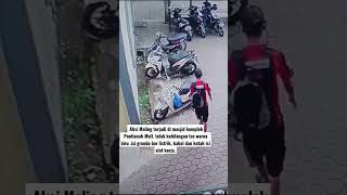 Aksi Maling Tas Viral waspada maling kejadian pencurian  viral