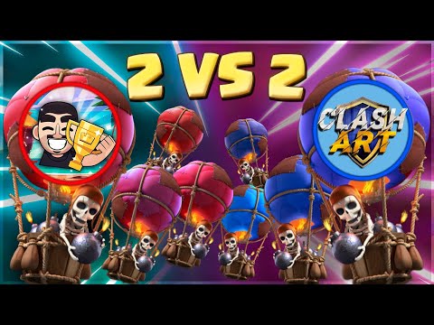 😎 Я и CLASHART сносим соперников своими ШАРАМИ на Фестивале Шаров / Clash Royale
