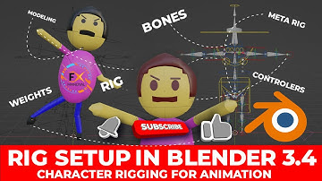 Rigging for animation in blender 3D in HINDI  #blender3d #blendertutorial  #update #freevideo