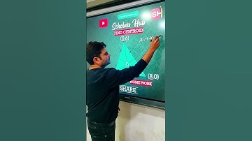 What is Centroid..How to find it.. #shorts #youtubeshorts #viral #scholarshub #mathstricks #coaching