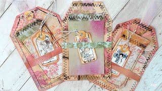 Junk Journal Belly Band Tag Ephemera