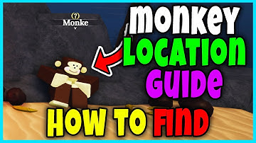 How to FIND MONKEY in THE FORGE - MONKEY LOCATION QUEST GUIDE Roblox