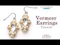 Vermeer Earrings - DIY Jewelry Making Tutorial by PotomacBeads