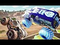 Epic High Speed Monster Truck Crashes #3 - Monster Jam Steel Titans:  Grave Digger