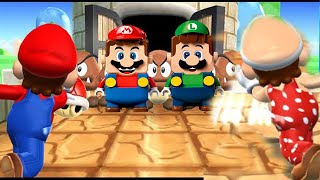 Mario Party 9 Minigames Fun with . Toad Vs Daisy Vs Kamek Vs Shy Guy. (Extremely difficult game mode