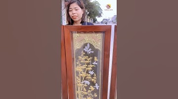 #shorts Tranh tứ quí dát tam khí khổ 1m27x41cm | Ngọc Anh Tranh Đồng