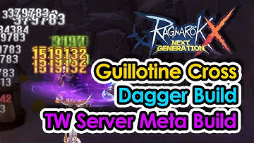 [ROX] Guillotine Cross Dagger Build TW Server Meta Build | Ragnarok X Next Generation | King