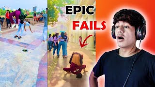 Flips in Public / Epic Fail Videos 😨