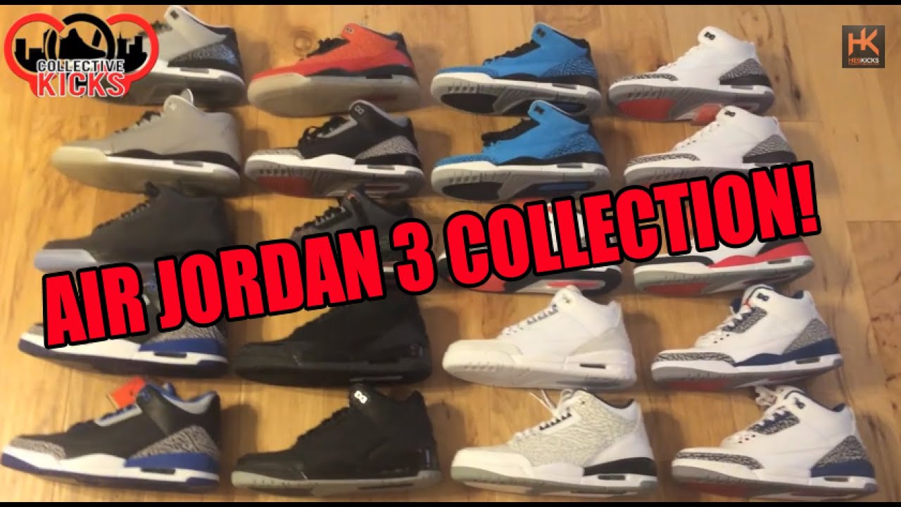 My Air Jordan 3 III Collection Video 