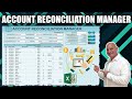 Learn How To Create Your Own Account Reconciliation Application In Excel From Scratch +FREE Download