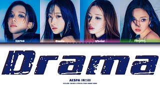 AESPA (에스파) -'Drama' Lyrics (Color Coded Lyrics)