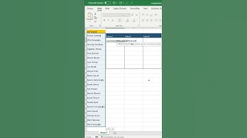 Excelde Rastgele Liste 💼📊 #excel #exceltips