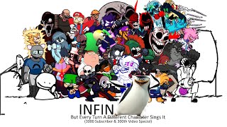 Download Lagu FNF: Infinite But Every Turn A Different Character Sings It (3000 Subscriber \u0026 300th Video Special) MP3