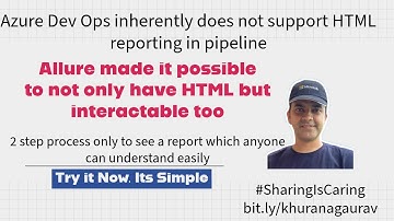 Integrating Allure HTML Reports with Azure DevOps: 2 Step Process