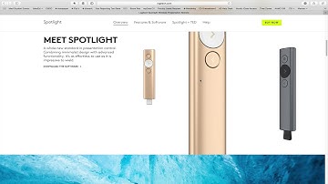 The Logitech Spotlight Presenter Remote -- How it Works