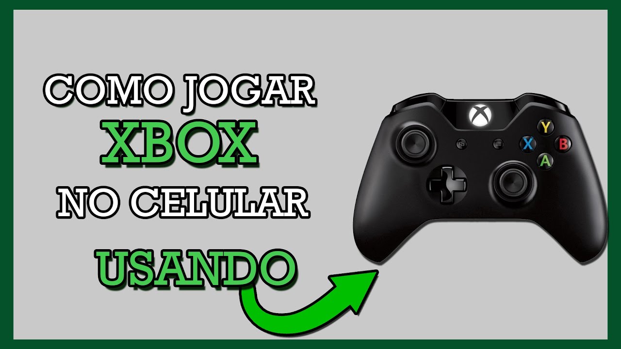 O controle xbox que tem como voce jogar pelo celular