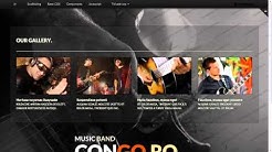 Music Band Website Template  - Durasi: 0:48. 