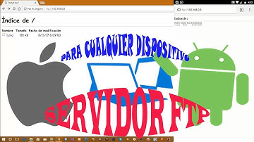 Servidor de archivos FTP | Conexion para cualquier dispositivo movil | Windows 10