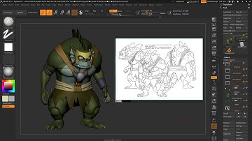 Tutorial ZBrush 3D Sculpting Reptilian Thundercats PART 23