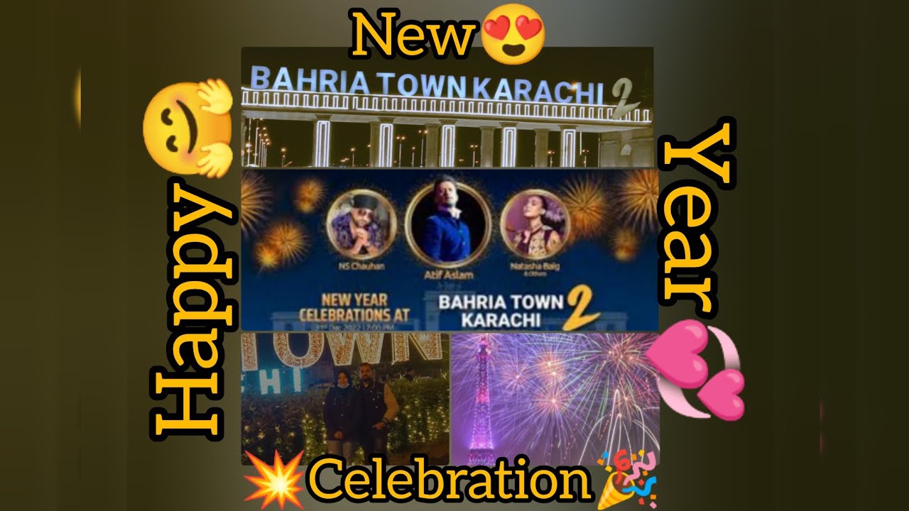 New Year Night Special Atif Aslam live Concert in Bahria Town karachi 2 ...