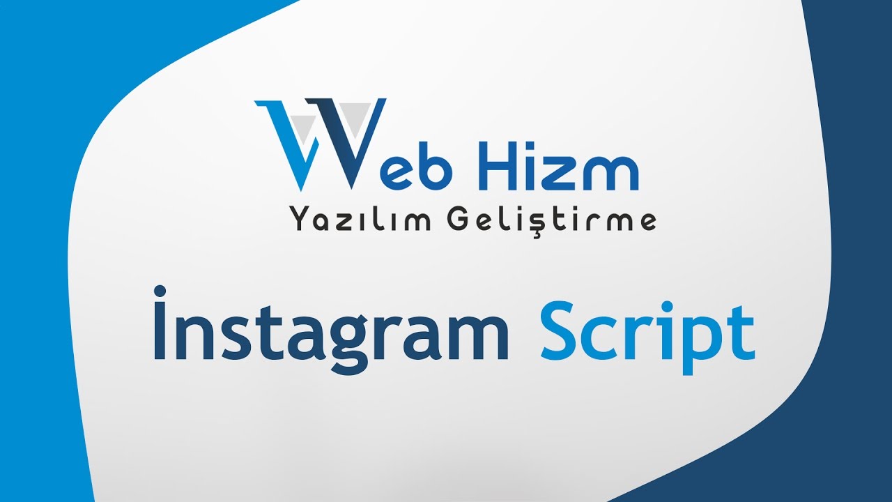 Webhizm Instagram Script Tanıtımı - YouTube