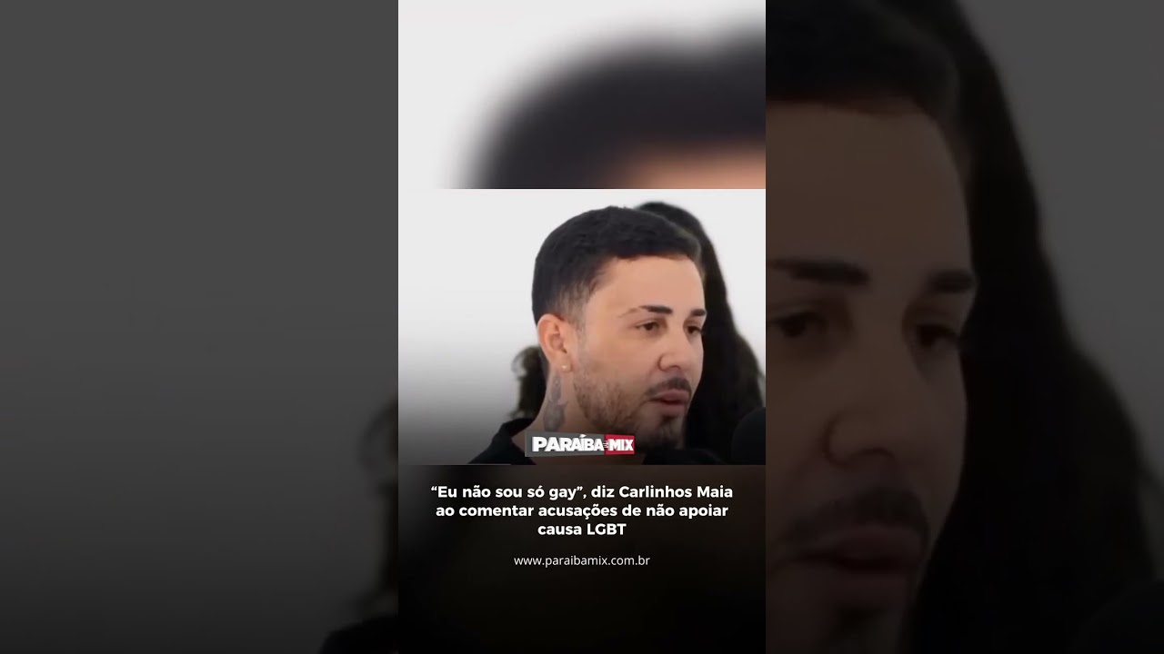 “Eu não sou só gay", diz Carlinhos Maia ao comentar acusações de não apoiar causa LGBT